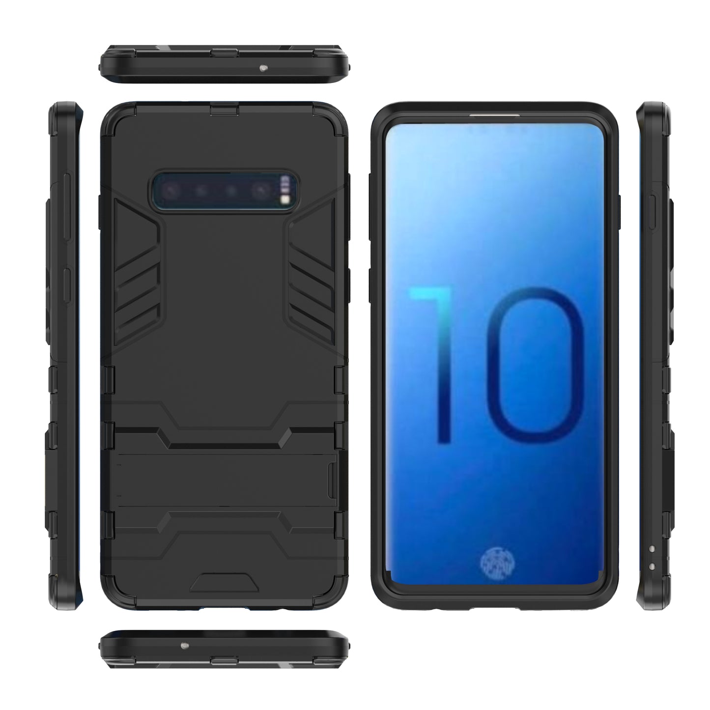 Cool Guard Kickstand PC TPU Hybrid Case for Samsung Galaxy S10
