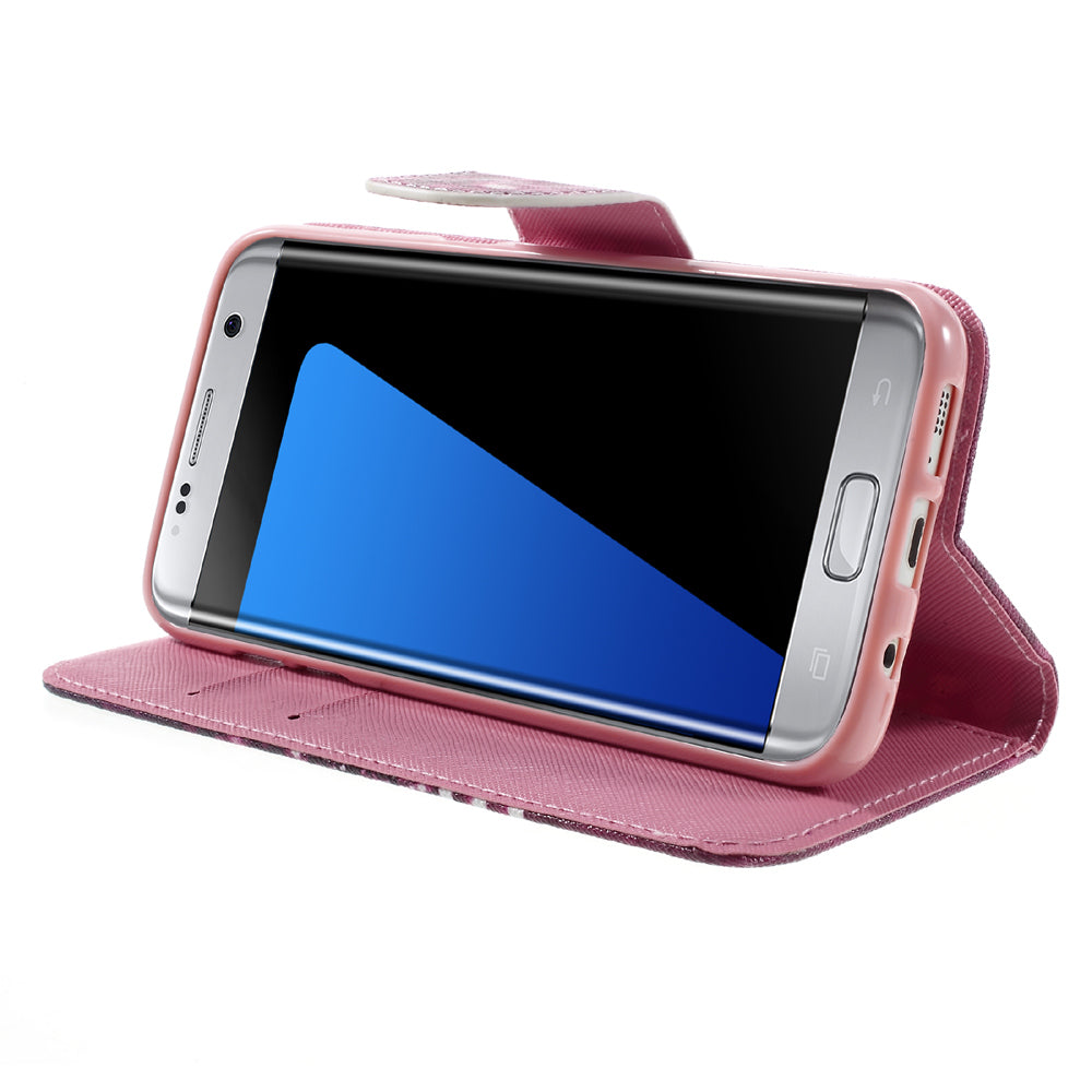 Wallet Leather Stand Case for Samsung Galaxy S7 edge G935