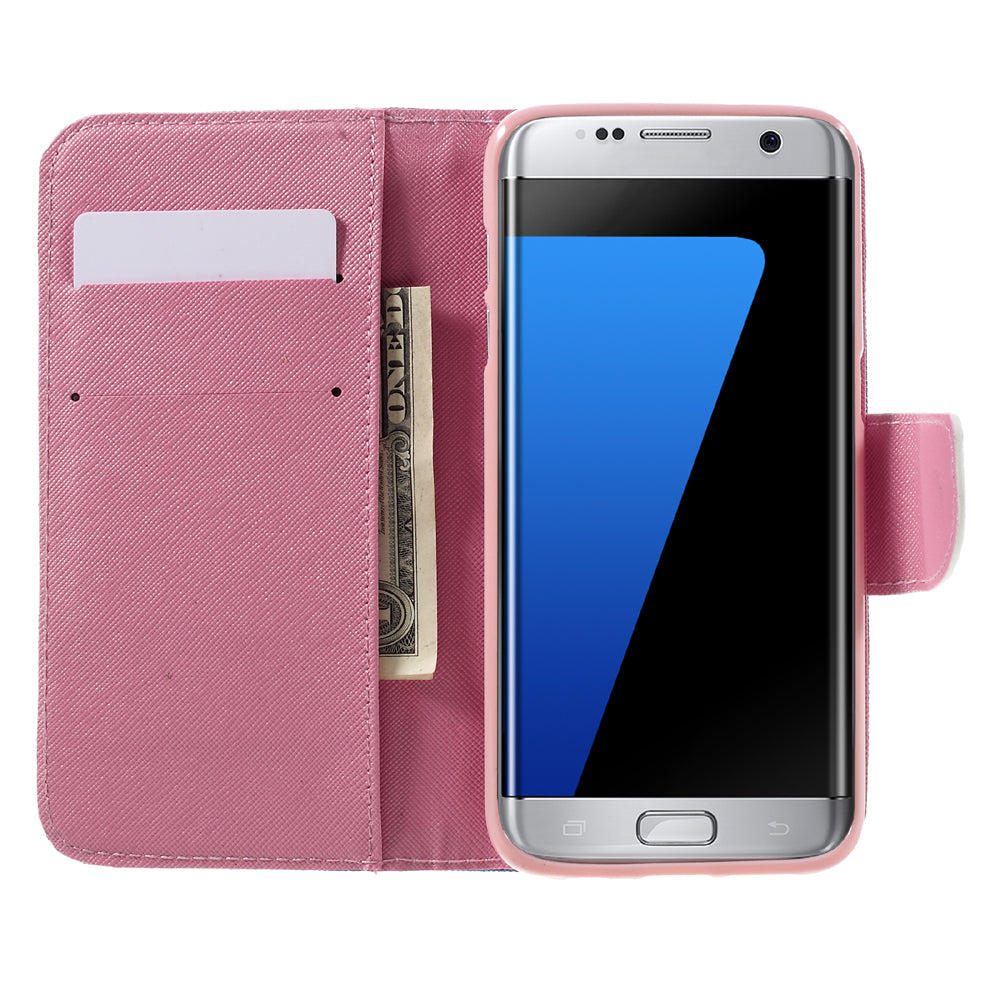 Wallet Leather Stand Case for Samsung Galaxy S7 edge G935