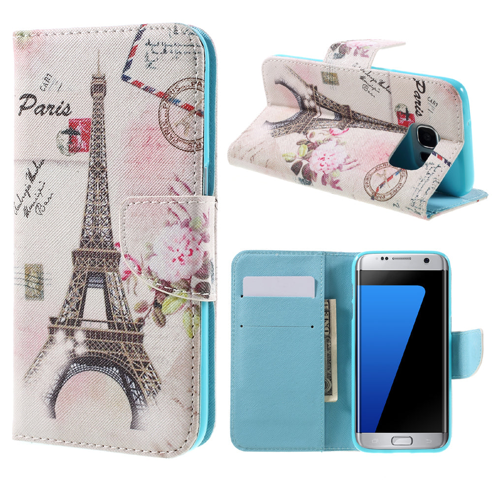 Wallet Leather Stand Case for Samsung Galaxy S7 edge G935