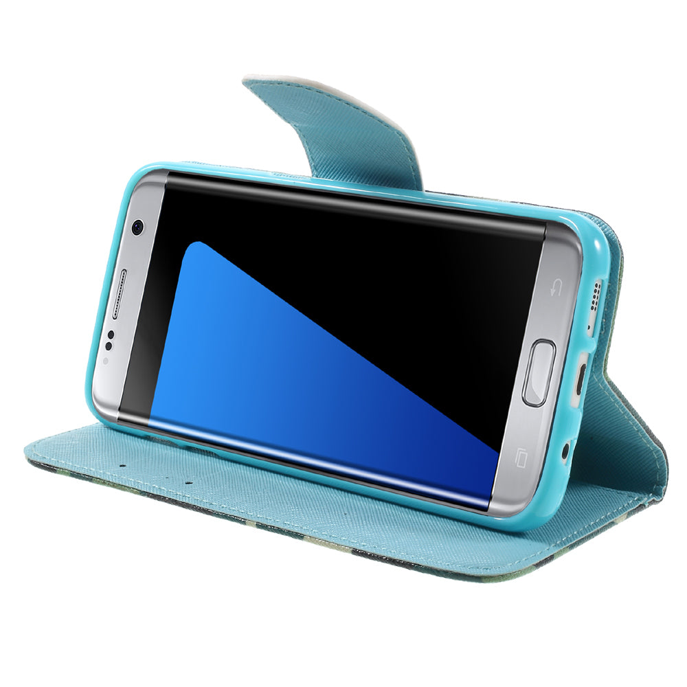 Wallet Leather Stand Case for Samsung Galaxy S7 edge G935
