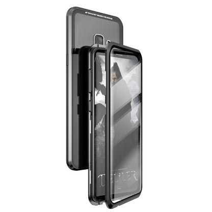 360 Degree Protection Magnetic Adsorption Glass Case Shell for Samsung Galaxy S9 SM-G960