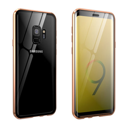 360 Degree Protection Magnetic Adsorption Glass Case Shell for Samsung Galaxy S9 SM-G960