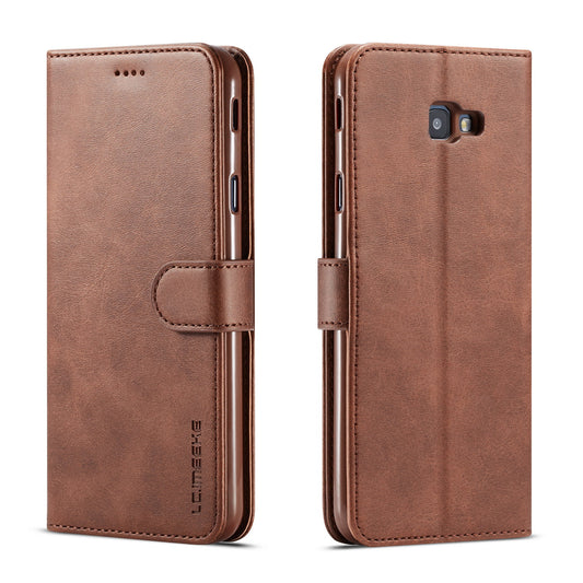 LC.IMEEKE Wallet Leather Stand Case for Samsung Galaxy J4+