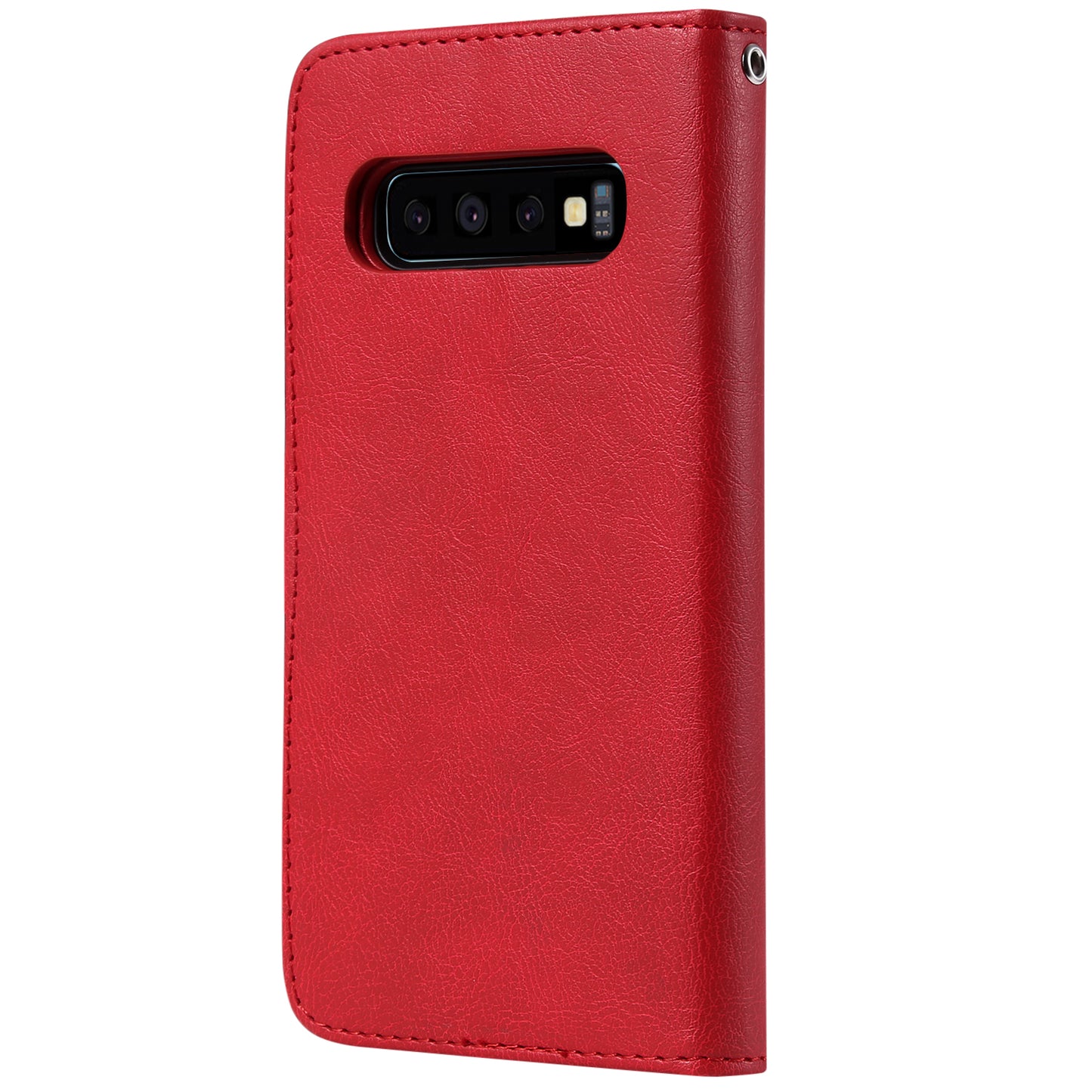 Magnetic KT Leather Series-3 Detachable 2-in-1 Wallet Leather Stand Case for Samsung Galaxy S10