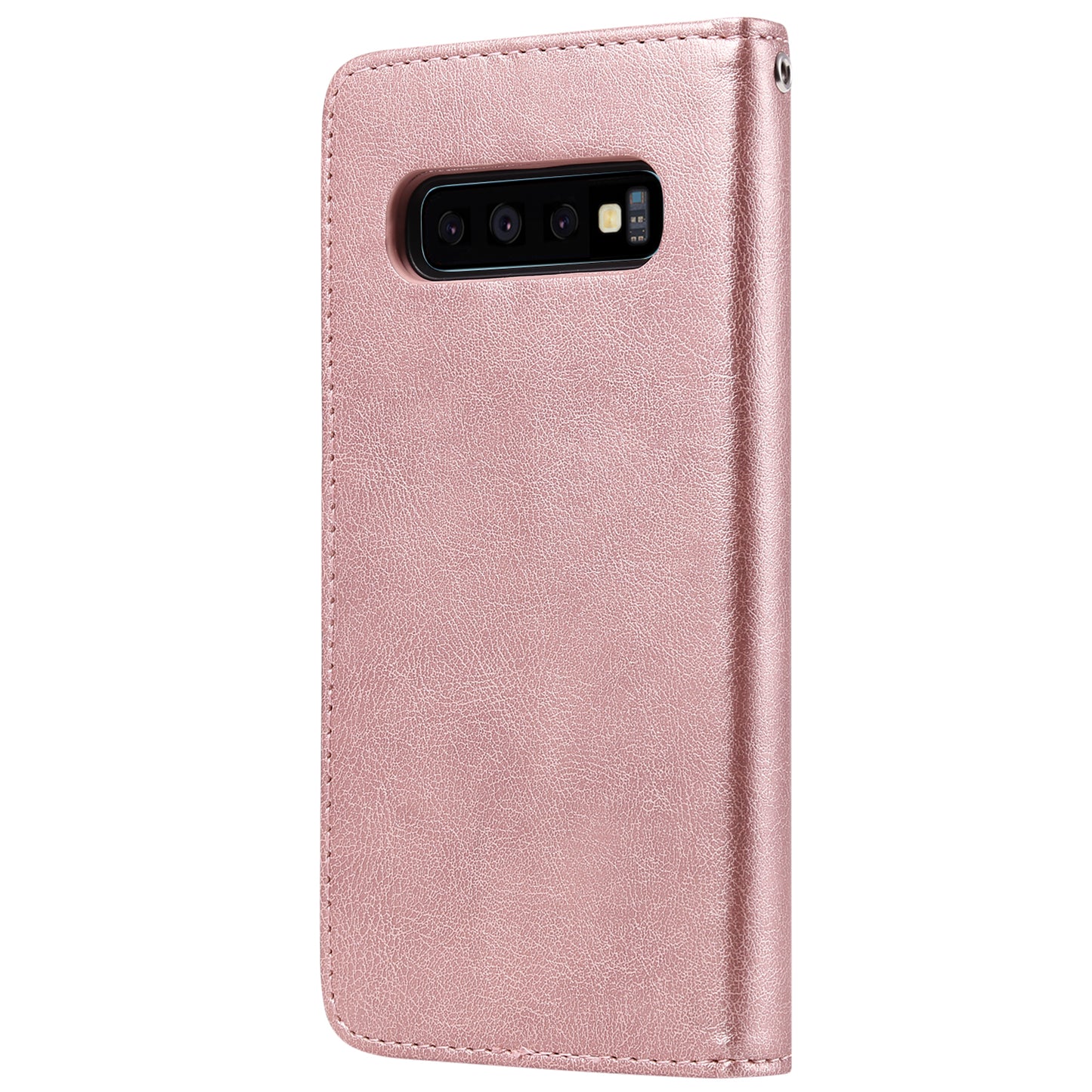 Magnetic KT Leather Series-3 Detachable 2-in-1 Wallet Leather Stand Case for Samsung Galaxy S10
