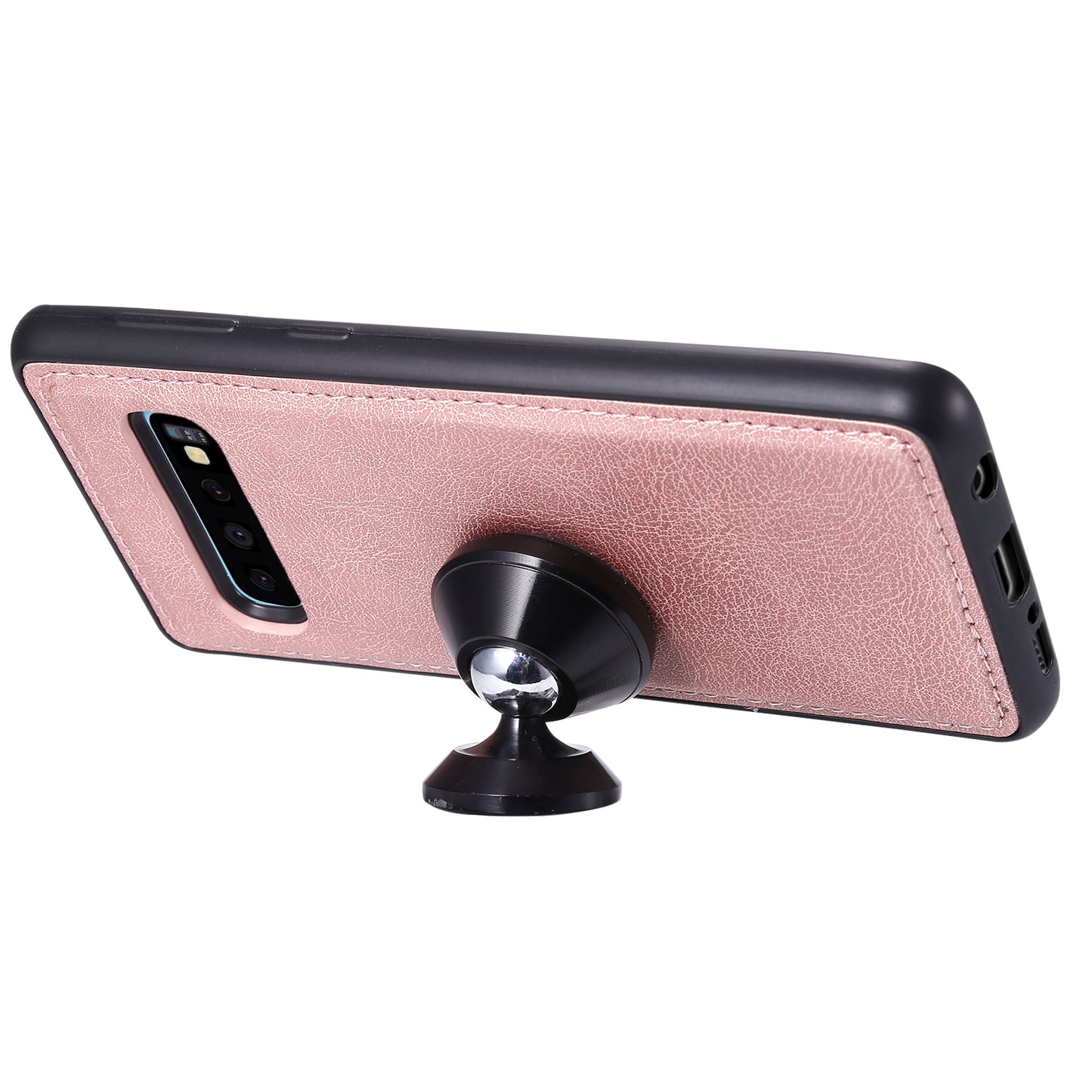 Magnetic KT Leather Series-3 Detachable 2-in-1 Wallet Leather Stand Case for Samsung Galaxy S10