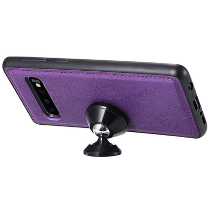 Magnetic KT Leather Series-3 Detachable 2-in-1 Wallet Leather Stand Case for Samsung Galaxy S10