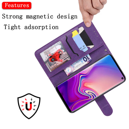 Magnetic KT Leather Series-3 Detachable 2-in-1 Wallet Leather Stand Case for Samsung Galaxy S10