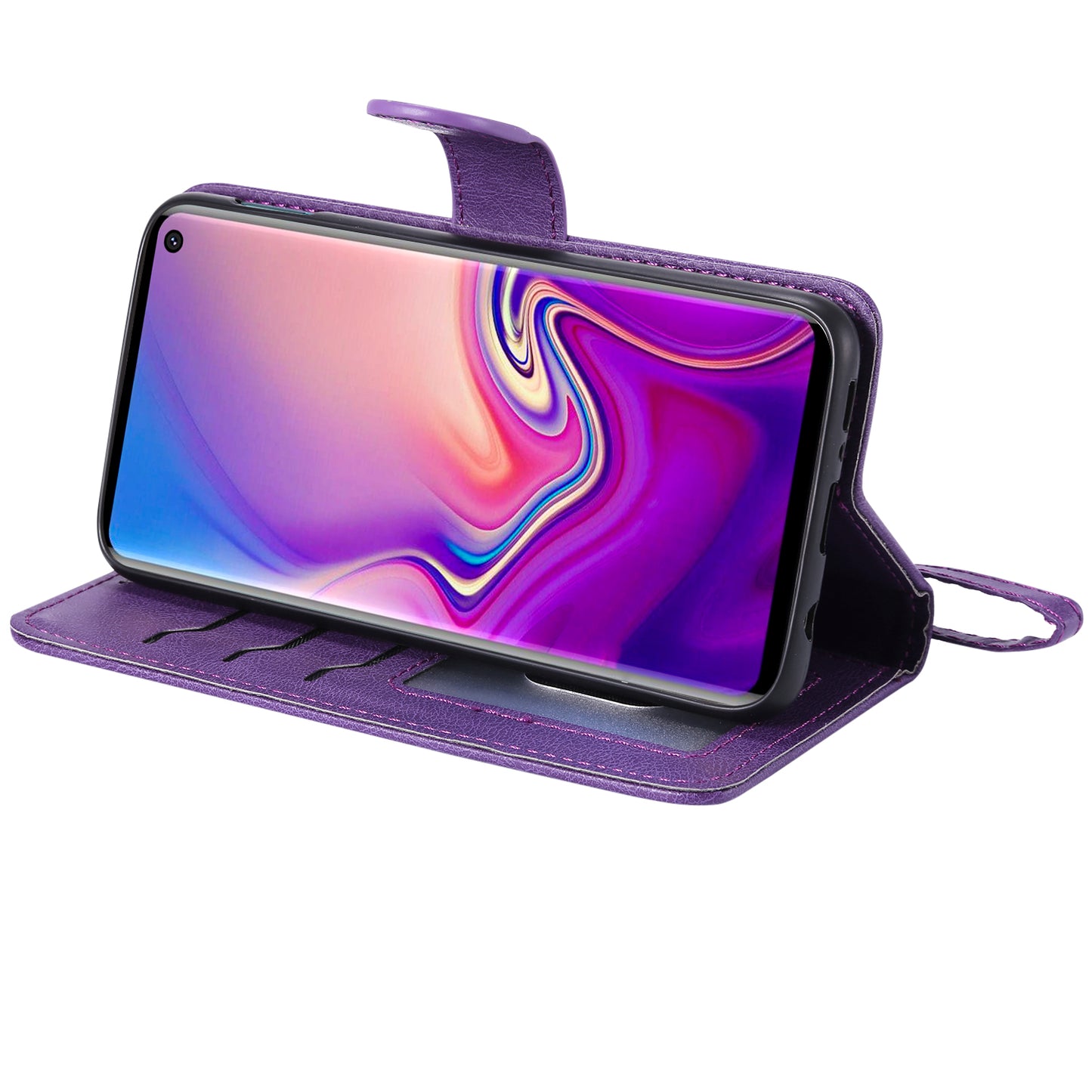 Magnetic KT Leather Series-3 Detachable 2-in-1 PU Leather Case for Samsung Galaxy S10e