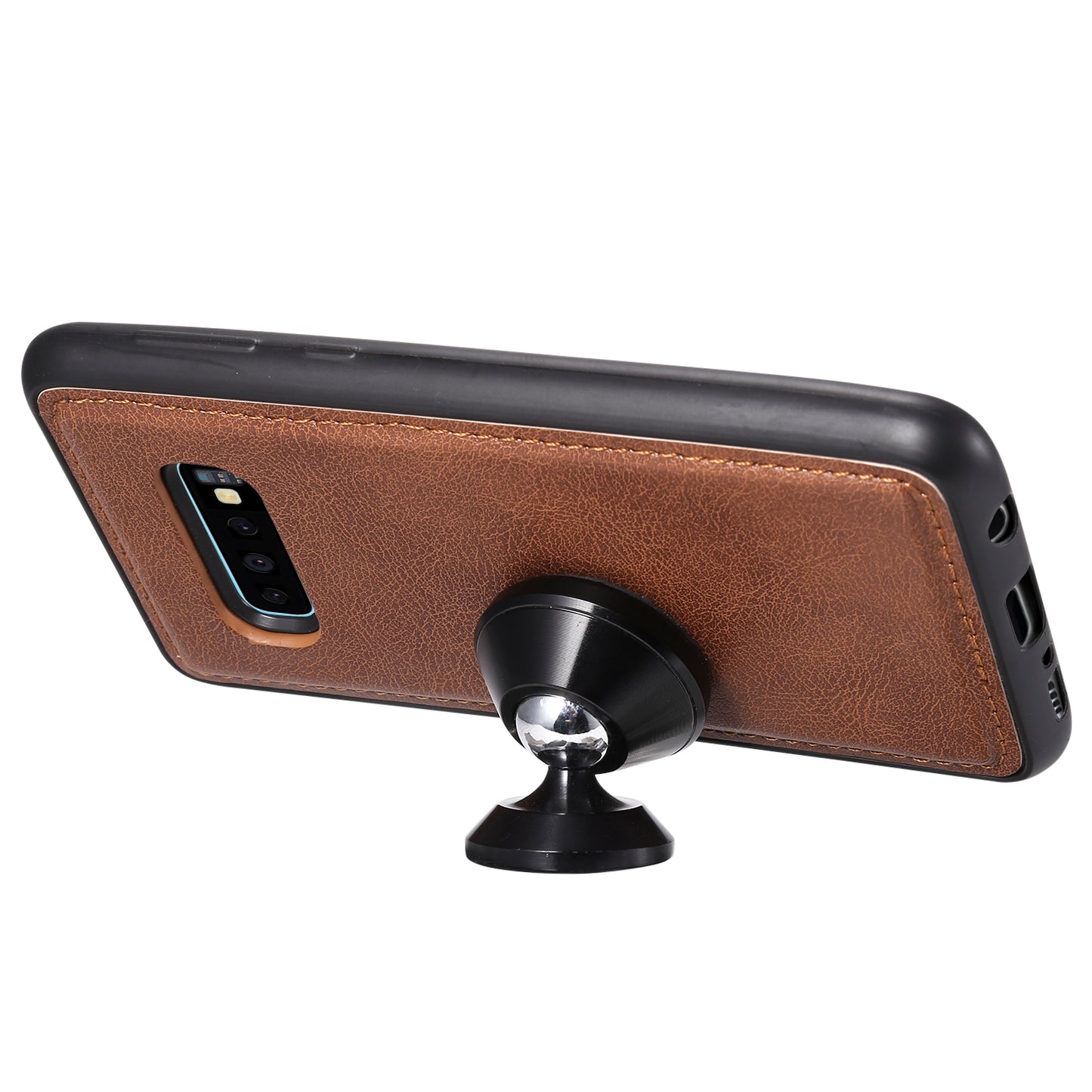 Magnetic KT Leather Series-3 Detachable 2-in-1 PU Leather Case for Samsung Galaxy S10e