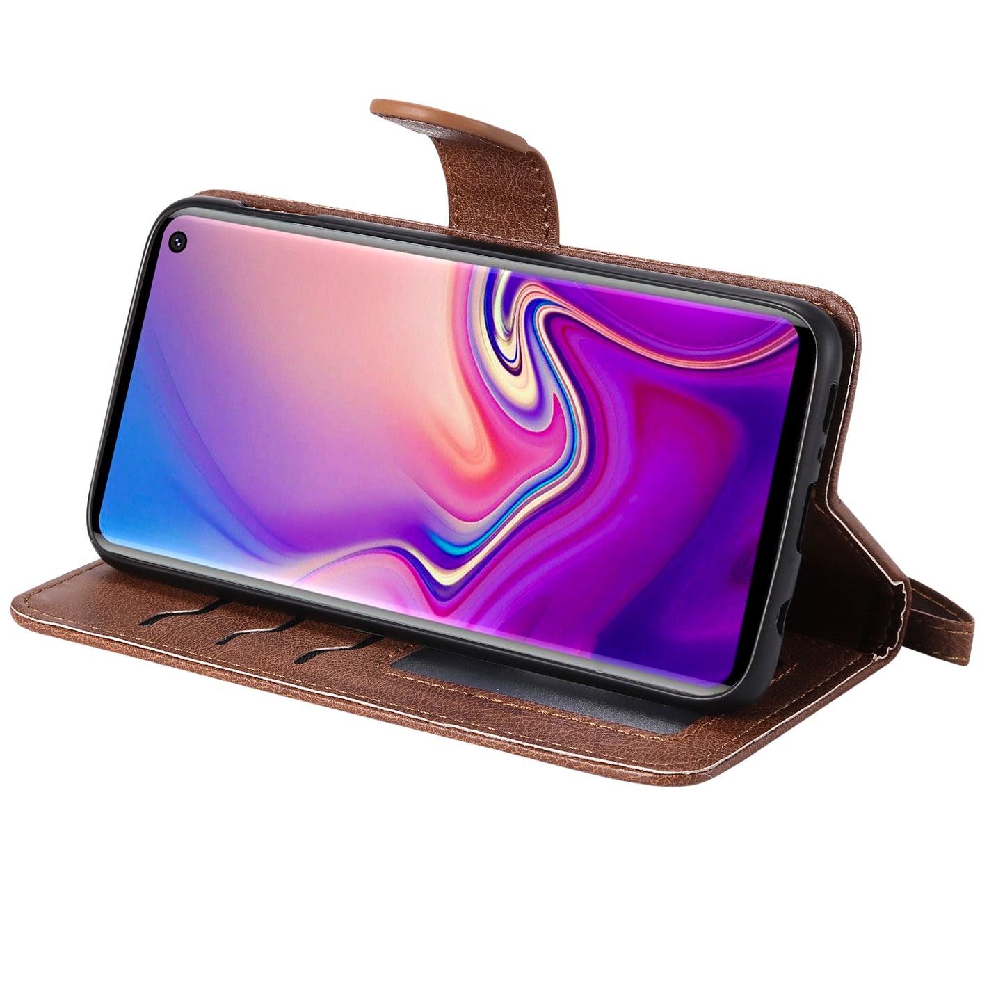 Magnetic KT Leather Series-3 Detachable 2-in-1 PU Leather Case for Samsung Galaxy S10e