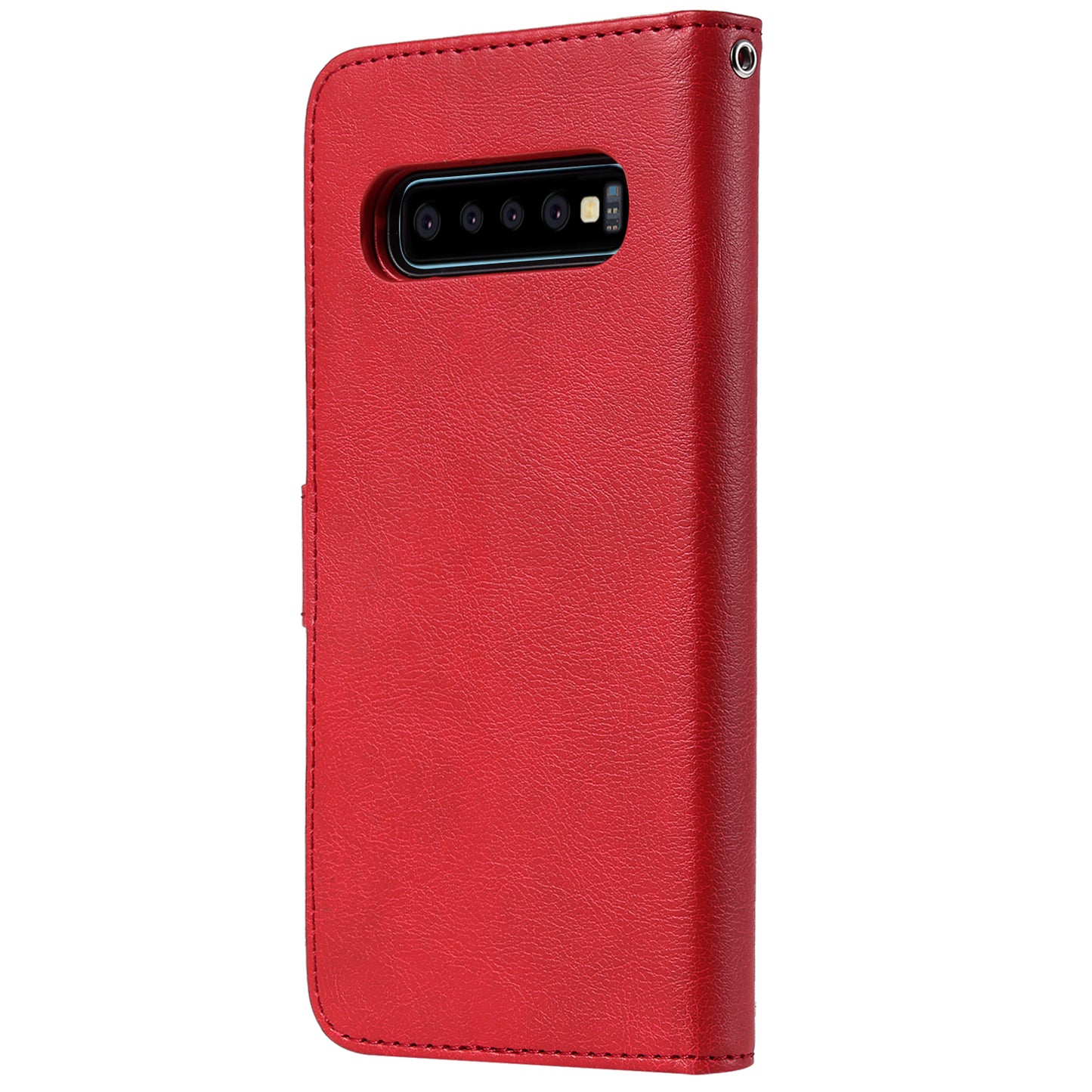 Magnetic KT Leather Series-3 Detachable 2-in-1 PU Leather Case for Samsung Galaxy S10 Plus