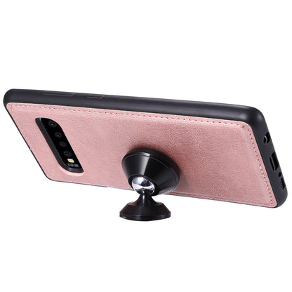 Magnetic KT Leather Series-3 Detachable 2-in-1 PU Leather Case for Samsung Galaxy S10 Plus