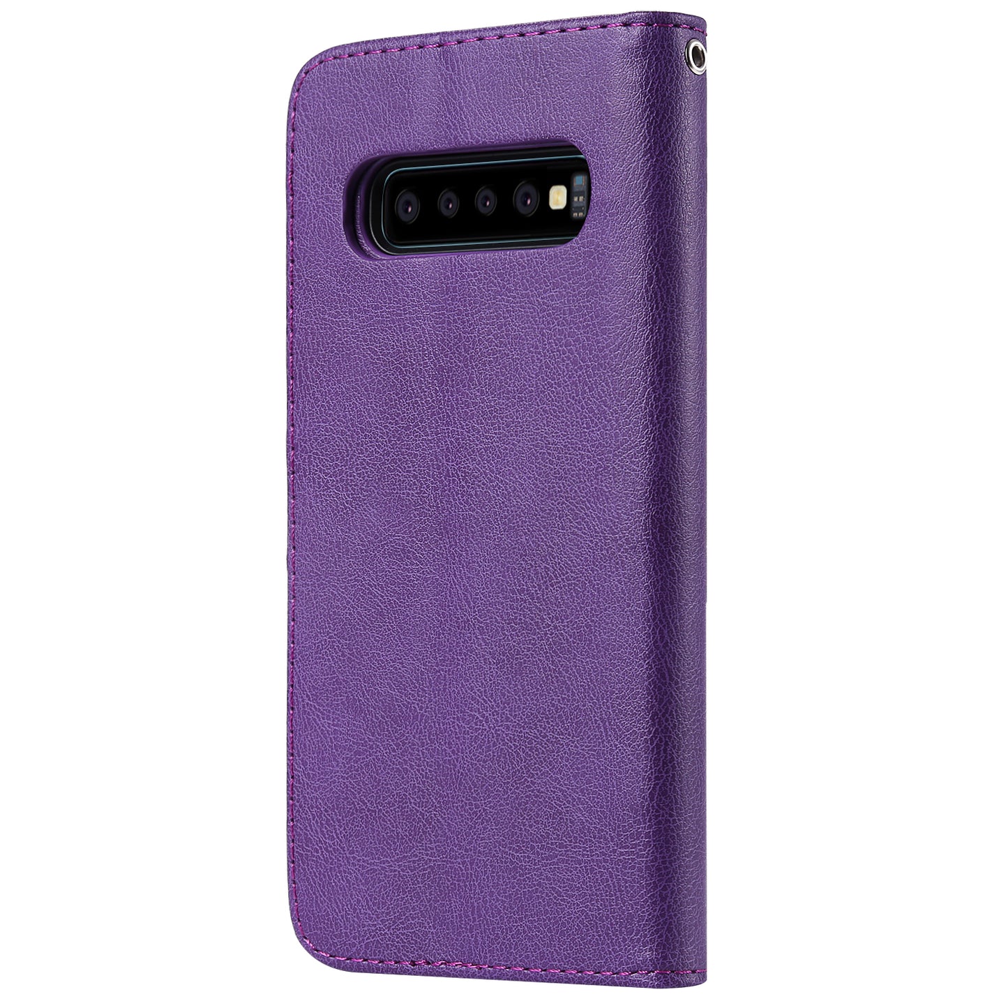 Magnetic KT Leather Series-3 Detachable 2-in-1 PU Leather Case for Samsung Galaxy S10 Plus