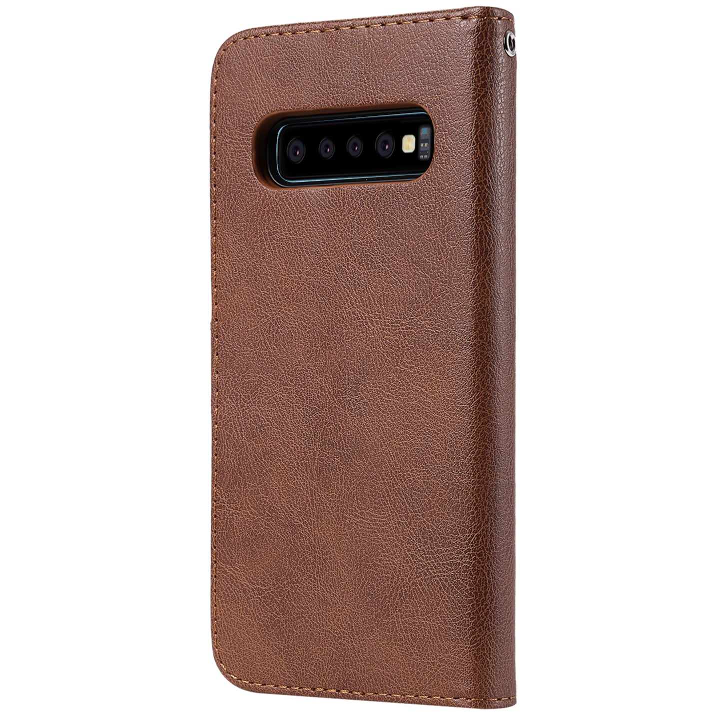 Magnetic KT Leather Series-3 Detachable 2-in-1 PU Leather Case for Samsung Galaxy S10 Plus