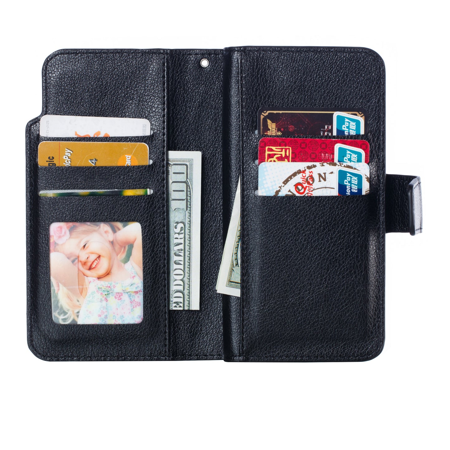 [9 Card Slots] Crazy Horse Leather Wallet Shell for Samsung Galaxy S10