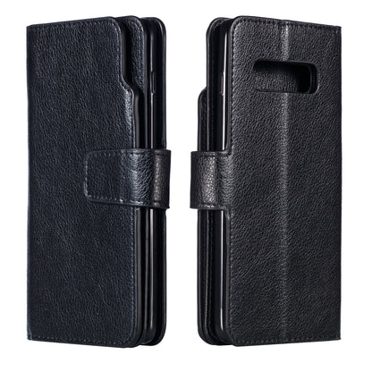 For Samsung Galaxy S10 Plus [9 Card Slots] Crazy Horse Wallet Leather Case