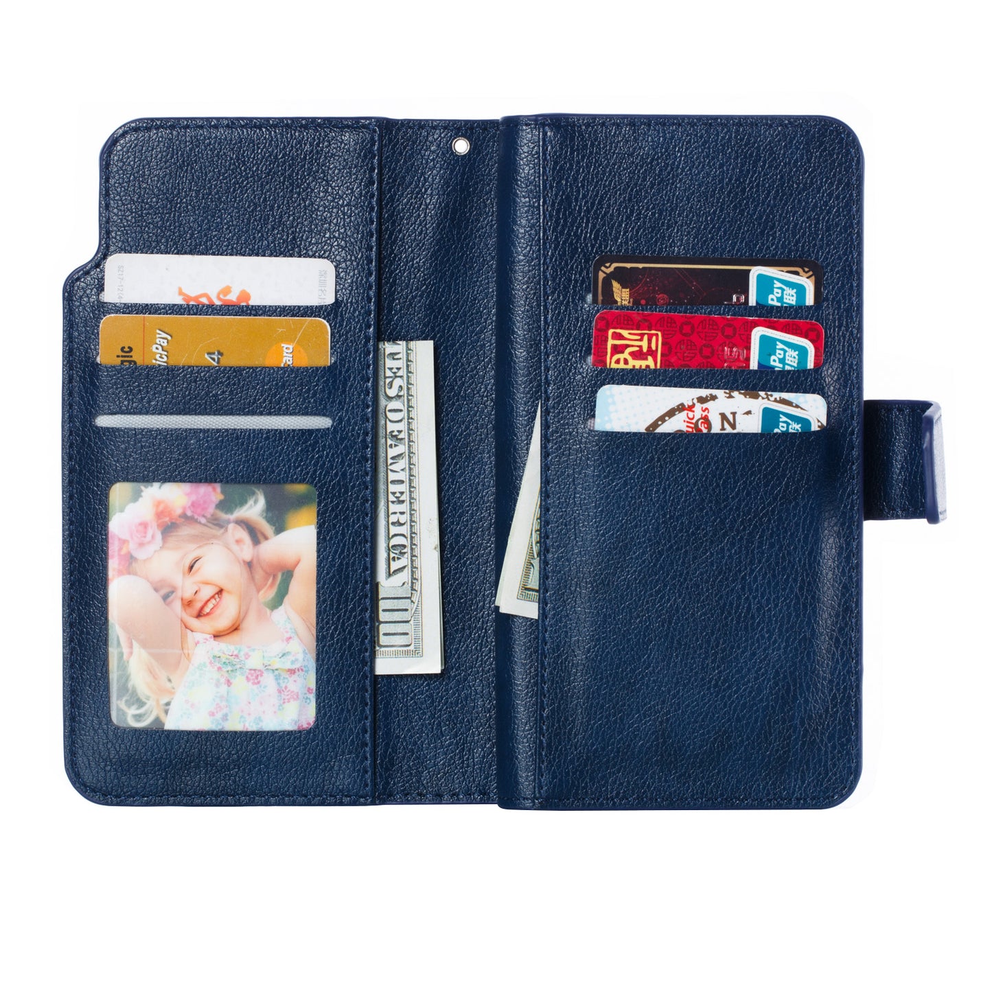 For Samsung Galaxy S10 Plus [9 Card Slots] Crazy Horse Wallet Leather Case