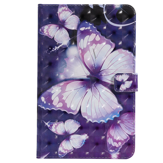 Pattern Printing Tablet Series-1 Pattern Printing PU Leather Wallet Stand Cover for Samsung Galaxy Tab A 8.0 (2018) SM-T387