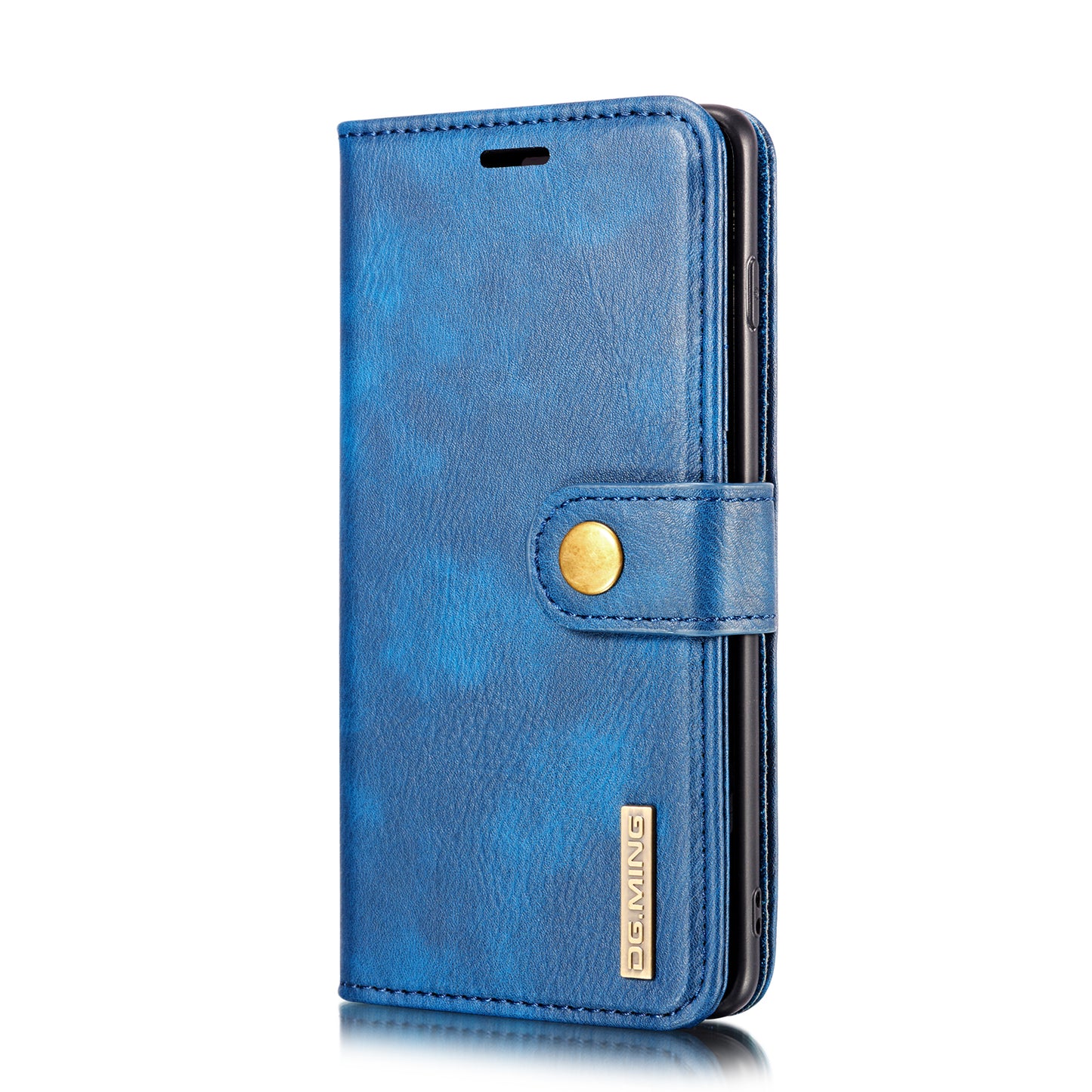 DG.MING For Samsung Galaxy S10 Detachable 2-in-1 Anti-scratch Split Leather Wallet Shell + TPU Back Case Mobile Phone Covering Shell
