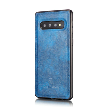 DG.MING For Samsung Galaxy S10 Detachable 2-in-1 Anti-scratch Split Leather Wallet Shell + TPU Back Case Mobile Phone Covering Shell