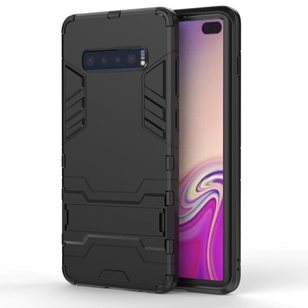 Cool Guard Kickstand PC TPU Hybrid Case for Samsung Galaxy S10 Plus