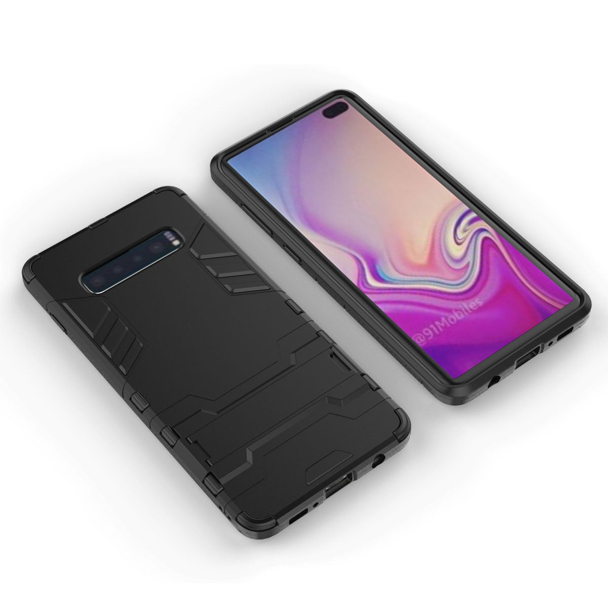 Cool Guard Kickstand PC TPU Hybrid Case for Samsung Galaxy S10 Plus