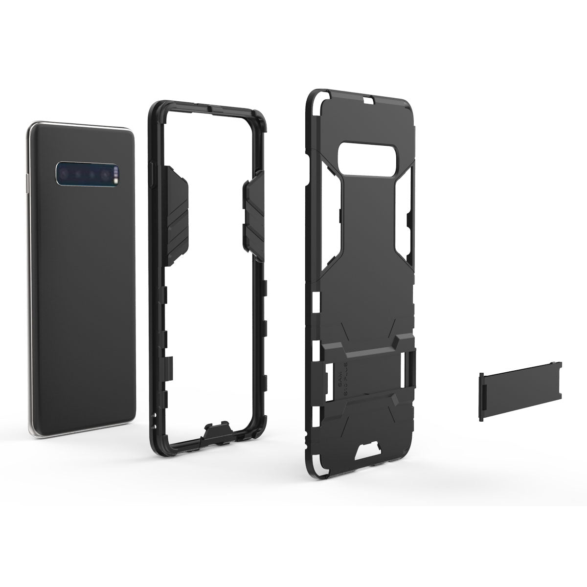 Cool Guard Kickstand PC TPU Hybrid Case for Samsung Galaxy S10 Plus
