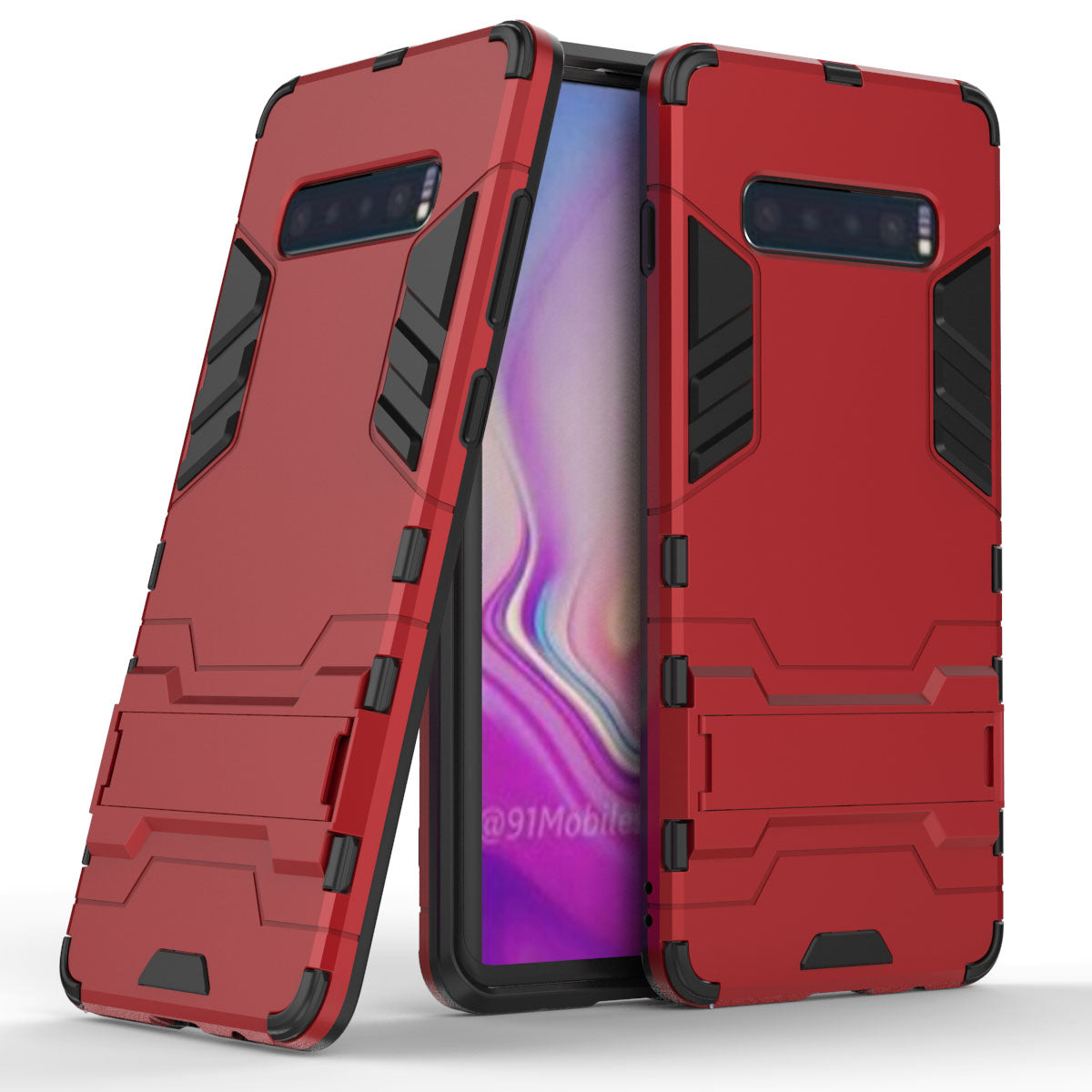 Cool Guard Kickstand PC TPU Hybrid Case for Samsung Galaxy S10 Plus