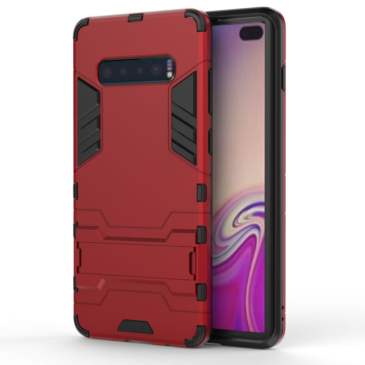 Cool Guard Kickstand PC TPU Hybrid Case for Samsung Galaxy S10 Plus