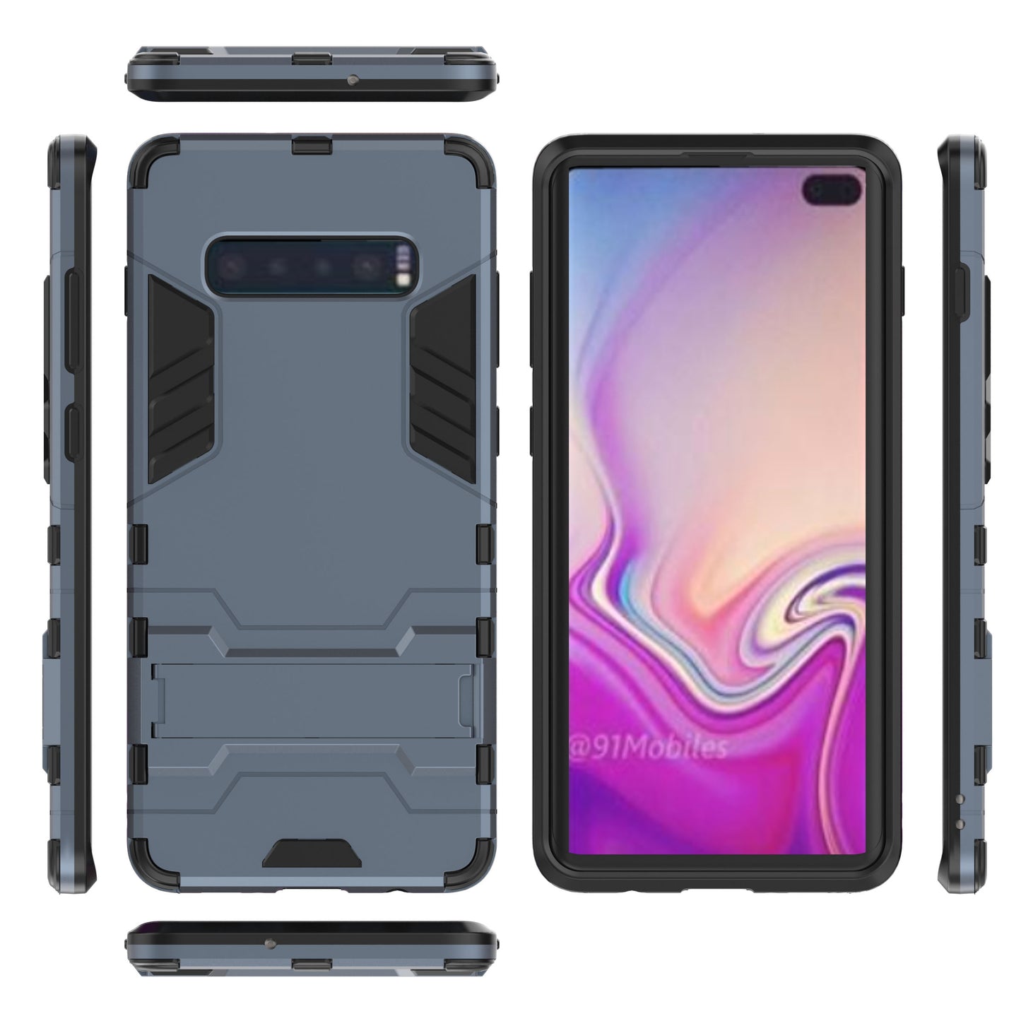 Cool Guard Kickstand PC TPU Hybrid Case for Samsung Galaxy S10 Plus