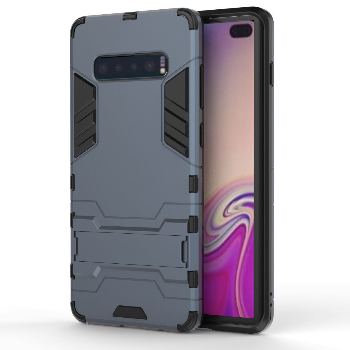 Cool Guard Kickstand PC TPU Hybrid Case for Samsung Galaxy S10 Plus