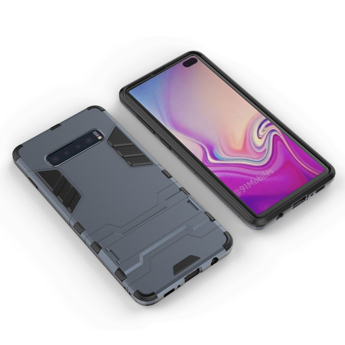Cool Guard Kickstand PC TPU Hybrid Case for Samsung Galaxy S10 Plus