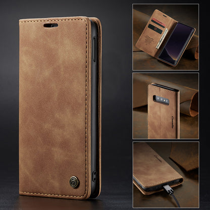 CASEME 013 Series for Samsung Galaxy S10e PU Leather Case [Auto-absorbed] [Wallet Stand]