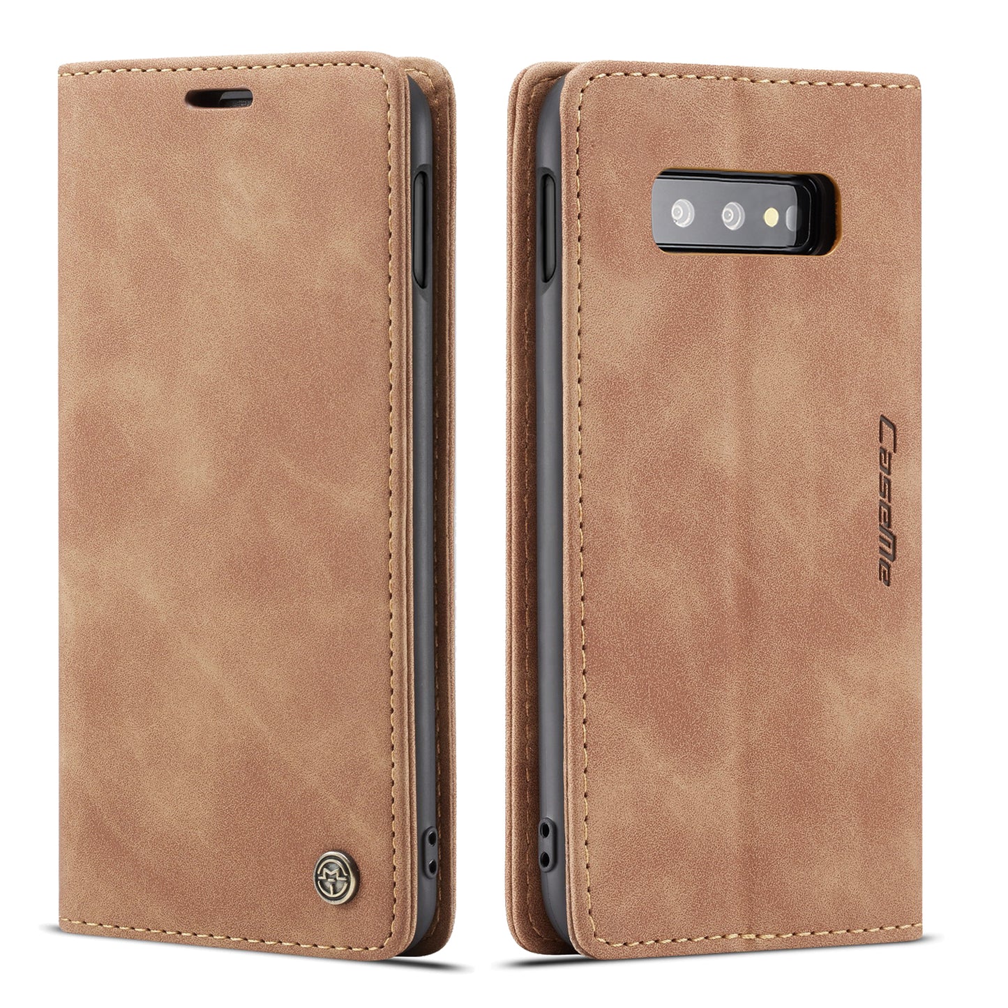 CASEME 013 Series for Samsung Galaxy S10e PU Leather Case [Auto-absorbed] [Wallet Stand]