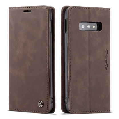 CASEME 013 Series for Samsung Galaxy S10e PU Leather Case [Auto-absorbed] [Wallet Stand]