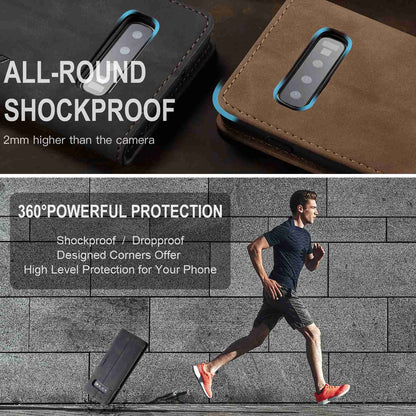 CASEME 013 Series PU Leather Case [Auto-absorbed] [Wallet Stand] for Samsung Galaxy S10 Plus
