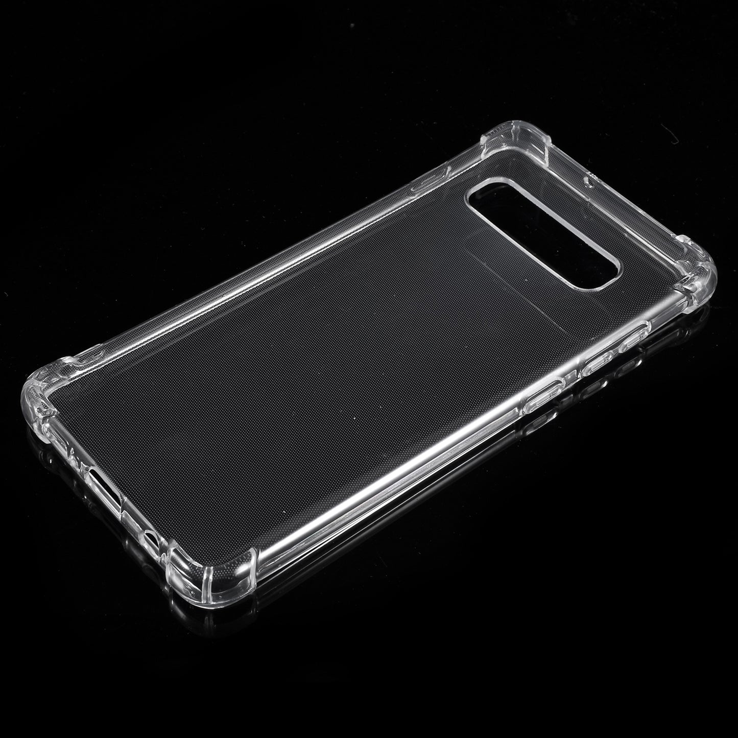 Drop-Proof Crystal Clear TPU Back Phone Casing for Samsung Galaxy S10 Plus