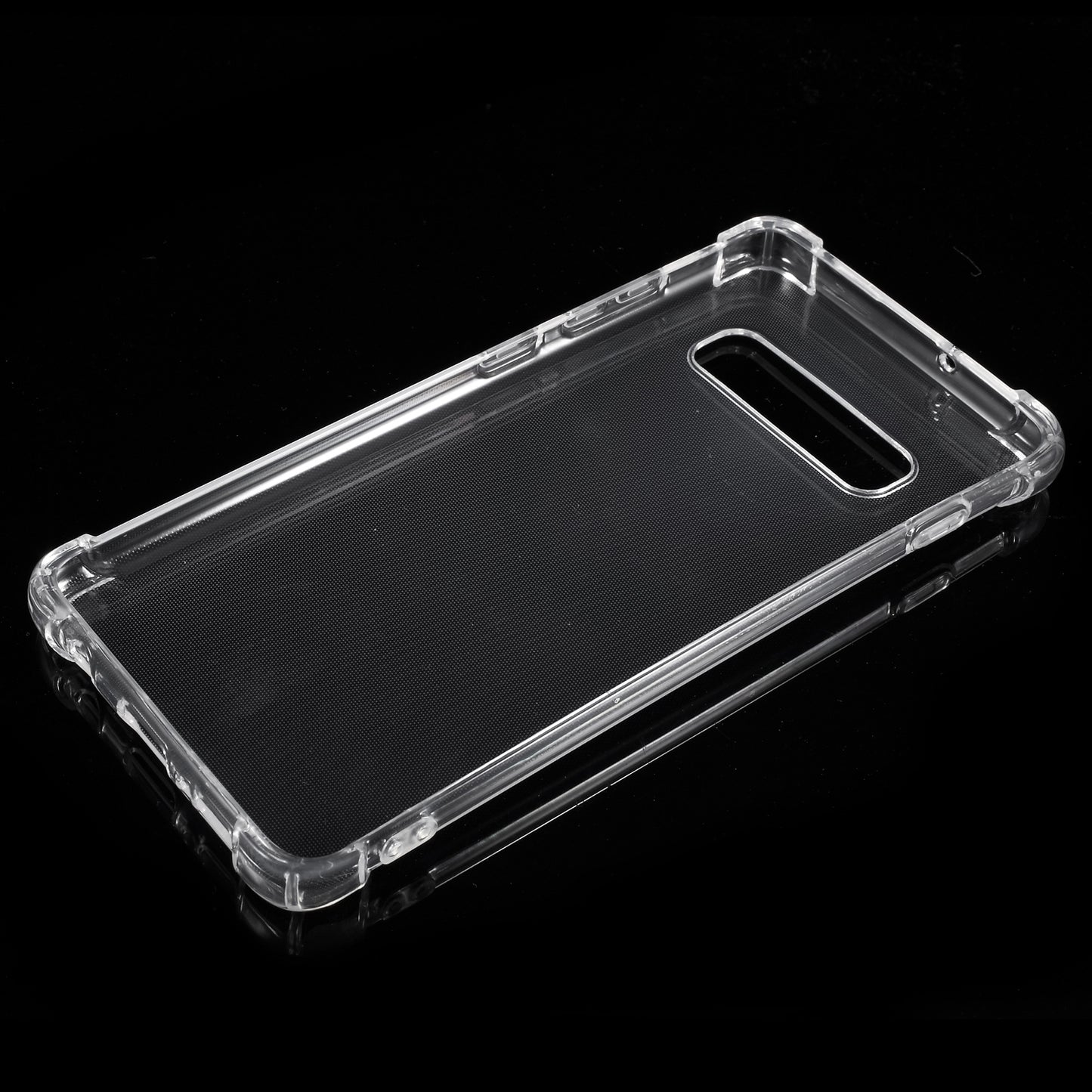 Drop-Proof Crystal Clear TPU Back Phone Casing for Samsung Galaxy S10 Plus