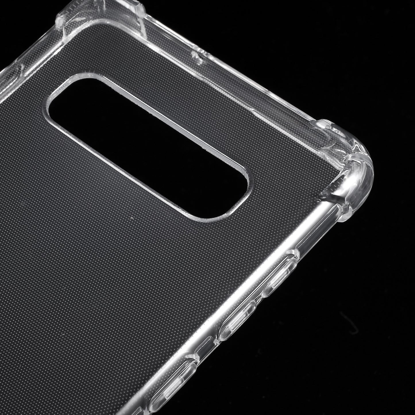 Drop-Proof Crystal Clear TPU Back Phone Casing for Samsung Galaxy S10 Plus