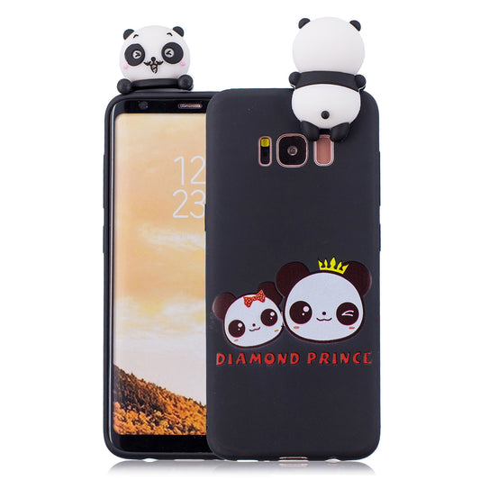 3D Cute Doll Pattern Printing TPU Case for Samsung Galaxy S8 SM-G950