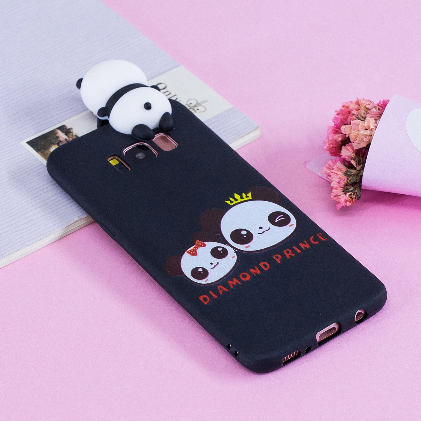 3D Cute Doll Pattern Printing TPU Case for Samsung Galaxy S8 SM-G950