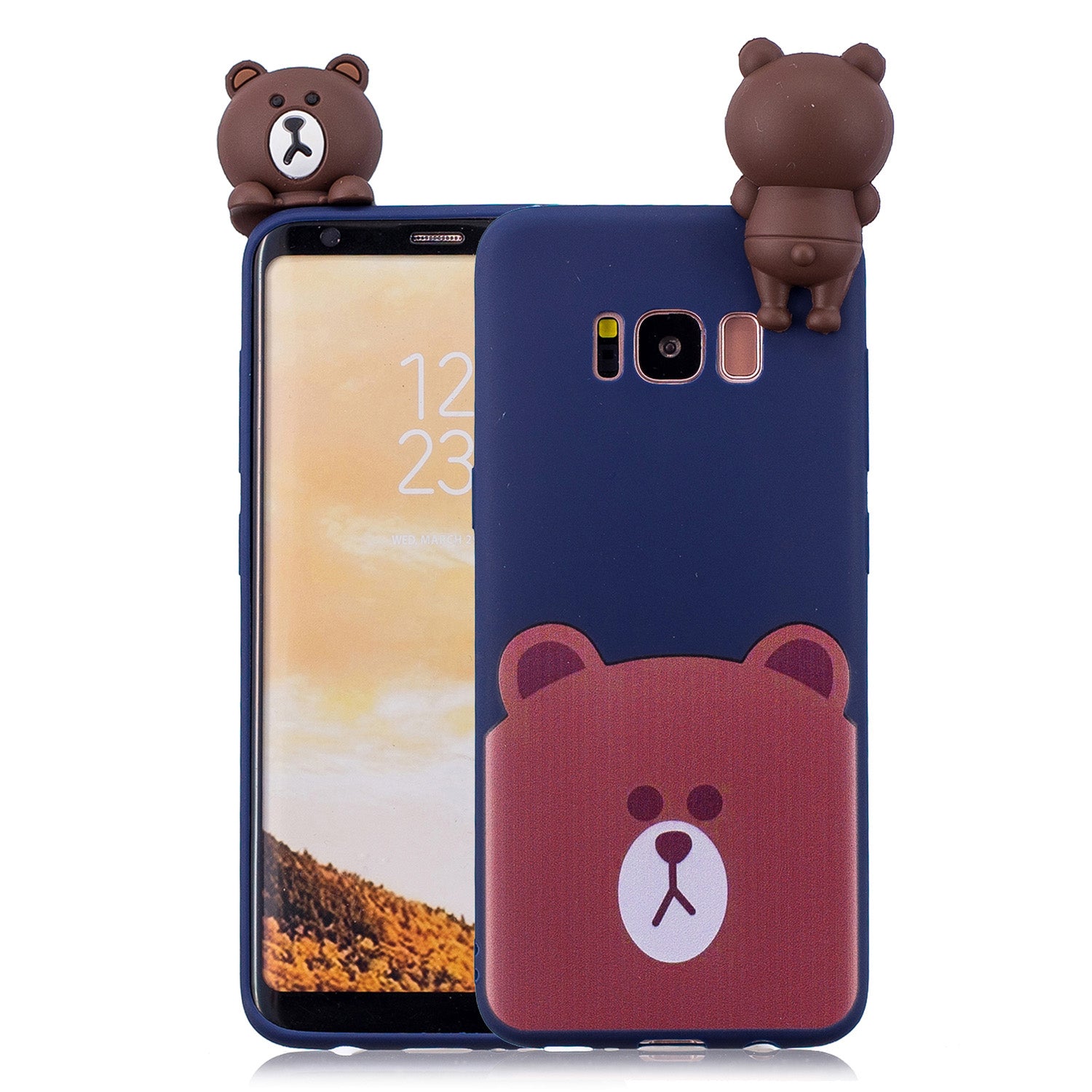 3D Cute Doll Pattern Printing TPU Case for Samsung Galaxy S8 SM-G950