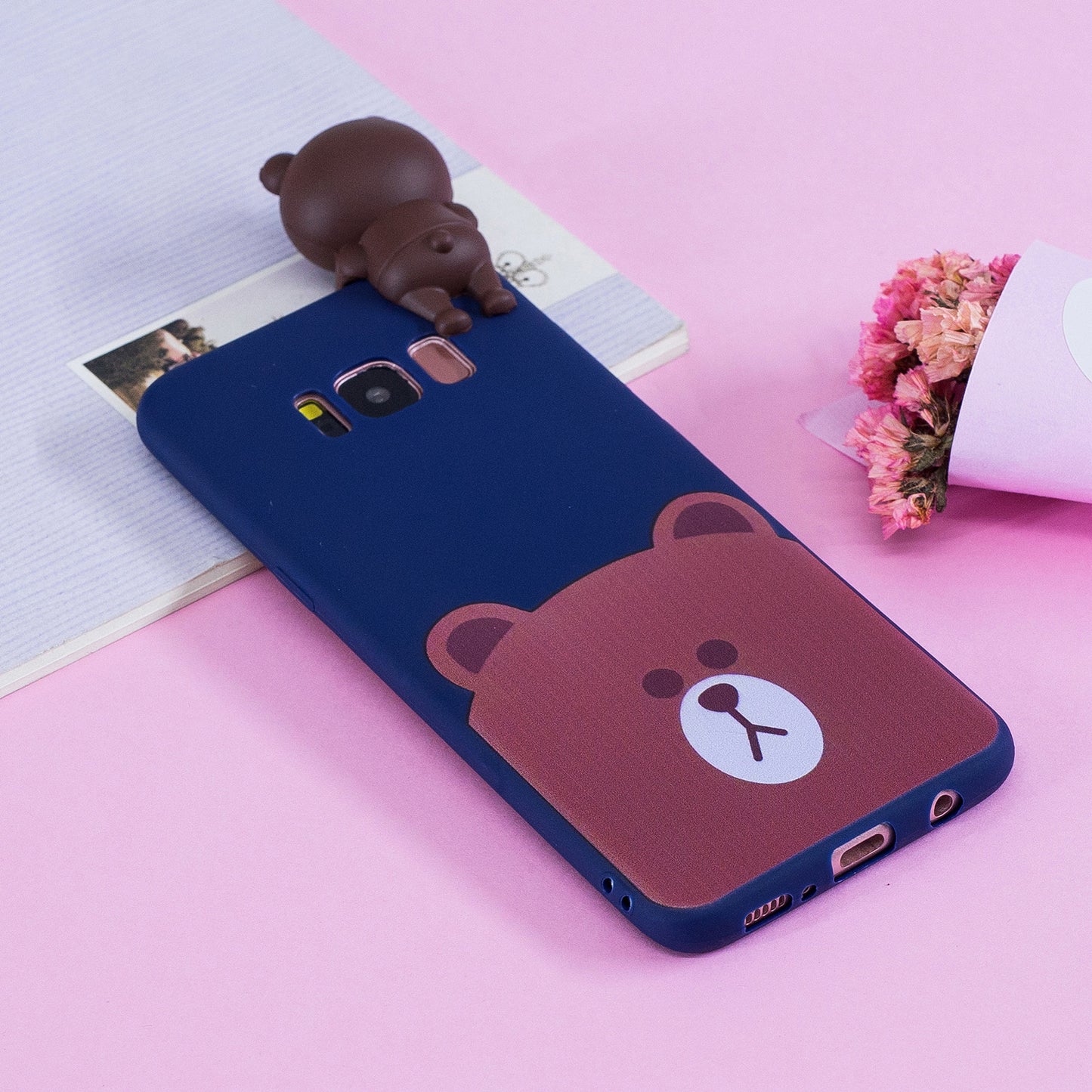 3D Cute Doll Pattern Printing TPU Case for Samsung Galaxy S8 SM-G950