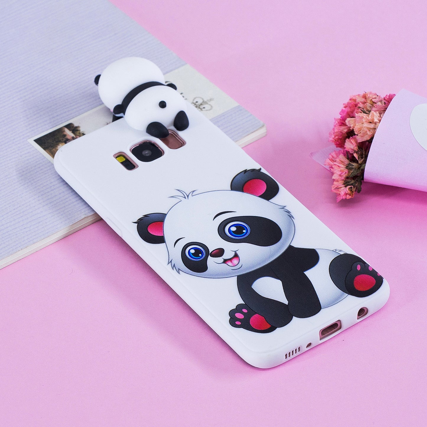 3D Cute Doll Pattern Printing TPU Case for Samsung Galaxy S8 SM-G950