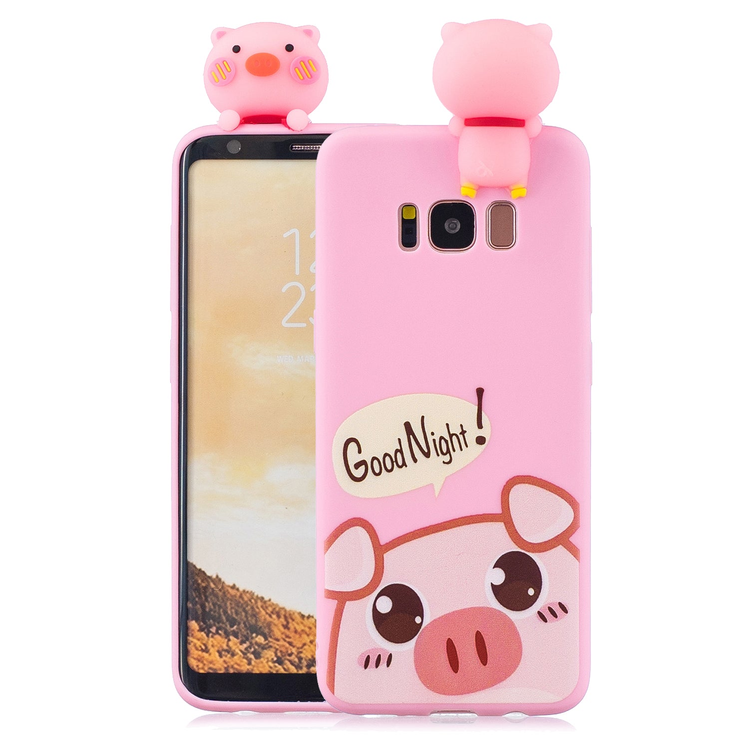 3D Cute Doll Pattern Printing TPU Case for Samsung Galaxy S8 SM-G950