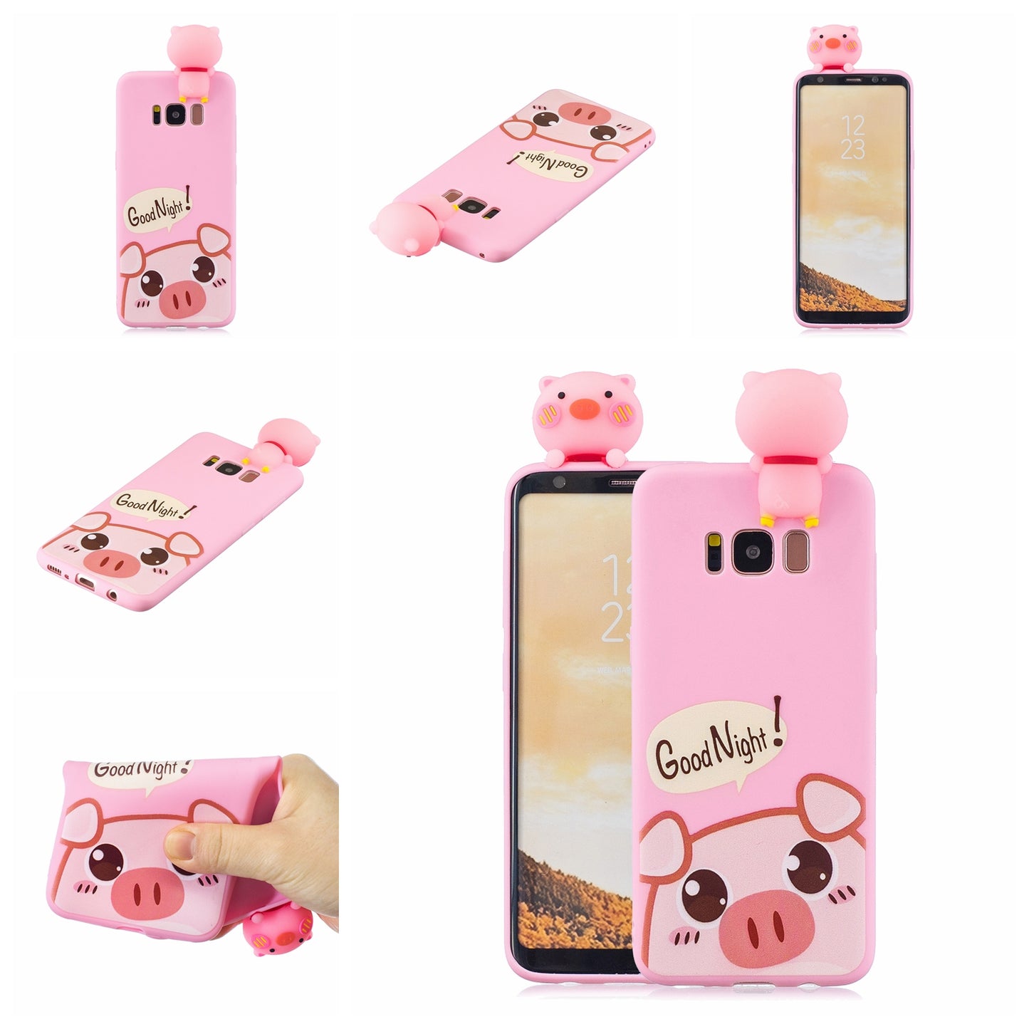 3D Cute Doll Pattern Printing TPU Case for Samsung Galaxy S8 SM-G950