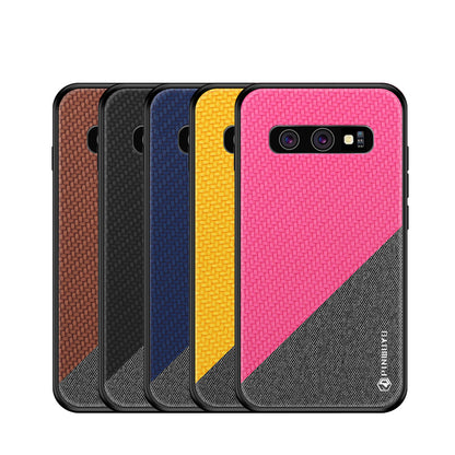 PINWUYO Honors Series Anti-drop PU Leather Coated TPU Protection Phone Case for Samsung Galaxy S10