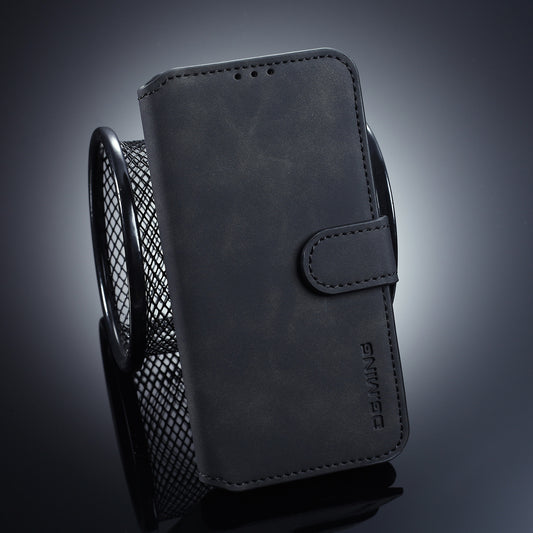 DG.MING Retro Style Wallet Leather Stand Case for Samsung Galaxy S10e